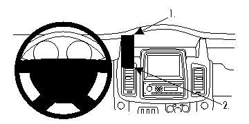 Brodit ProClip 854517 - Nissan Primastar 2011-2014
