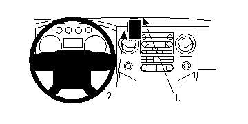 Brodit ProClip 854542 - Ford F-Series 250 2011-2016