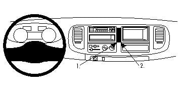 Brodit ProClip 854545 - Hino 200-series 2005-2023