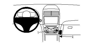 Brodit ProClip 854547 - Lincoln MKX 2011-2015