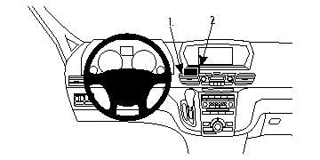 Brodit ProClip 854551 - Honda Odyssey 2011-2017