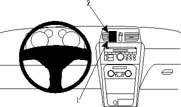 Brodit ProClip 854569 - Suzuki SX4 2011-2015