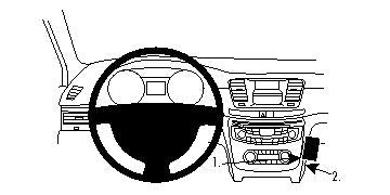 Brodit ProClip 854588 - Peugeot 508 2011-2018