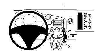 Brodit ProClip 854594 - Pontiac Matrix 2009-2011