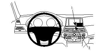 Brodit ProClip 854600 - Honda Accord Coupé 2008-2012
