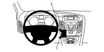 Brodit ProClip 854619 - Ford Focus 2011-2014