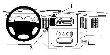 Brodit ProClip 854653 - Dodge Ram Pick Up 1500 2002-2005
