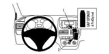 Brodit ProClip 854694 - Fiat Combo 2010-2018