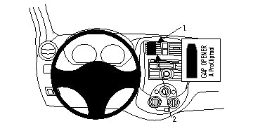 Brodit ProClip 854699 - Nissan Tiida 2012-2020