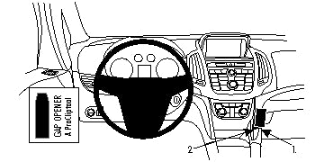 Brodit ProClip 854734 - Opel Zafira C 2012-2019