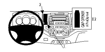 Brodit ProClip 854742 - Toyota HiLux 2012-2016