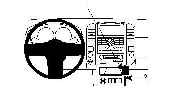 Brodit ProClip 854754 - Nissan Pathfinder 2010-2012