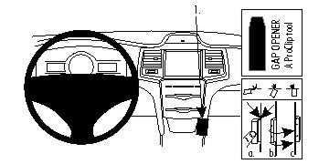 Brodit ProClip 854785 - Lincoln MKS 2013-2017