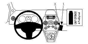 Brodit ProClip 854808 - Ford Ka 2009-2016