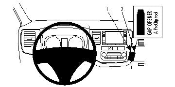 Brodit ProClip 854817 - Mitsubishi Outlander 2013-2021