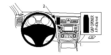 Brodit ProClip 854828 - Nissan Altima 2013-2015