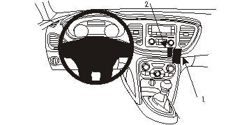 Brodit ProClip 854839 - Dodge Dart 2013-2017