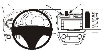 Brodit ProClip 854871 - Mitsubishi Space Star 2013-2024