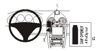Brodit ProClip 854877 - Porsche Boxster (Type 987) 2005-2012