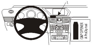 Brodit ProClip 854896 - Mercedes-Benz E-Class, Sedan 2014-2016