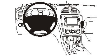 Brodit ProClip 854917 - Buick Enclave 2013-2017
