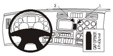 Brodit ProClip 854926 - Kenworth T680-Series 2013-2018
