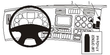 Brodit ProClip 854927 - Kenworth T680-Series 2013-2018