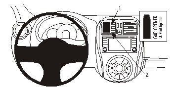 Brodit ProClip 854944 - Nissan Micra 2014-2017