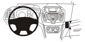 Brodit ProClip 854991 - Ford Tourneo Connect 2014-2018