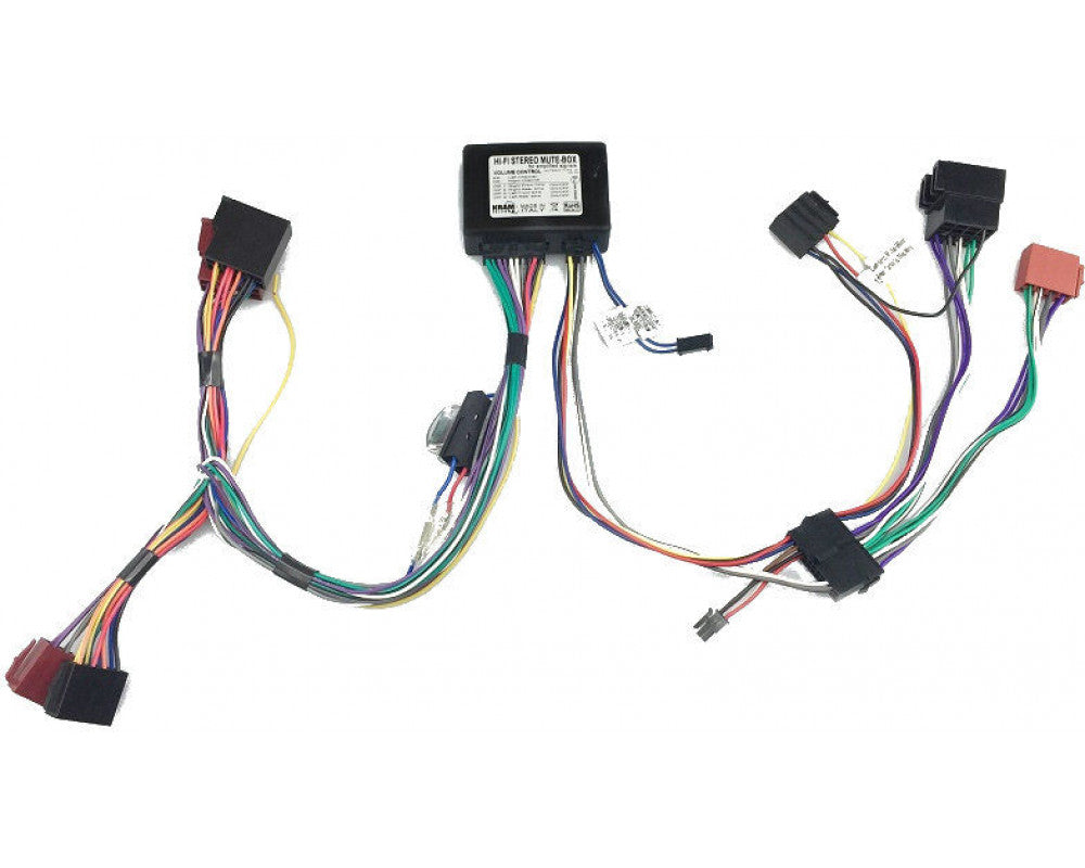 Mutebox Hifi Stereo met ISO voor auto's met versterker 4 kanaals