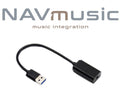 AUX to USB audio interface with 3.5mm jack connector