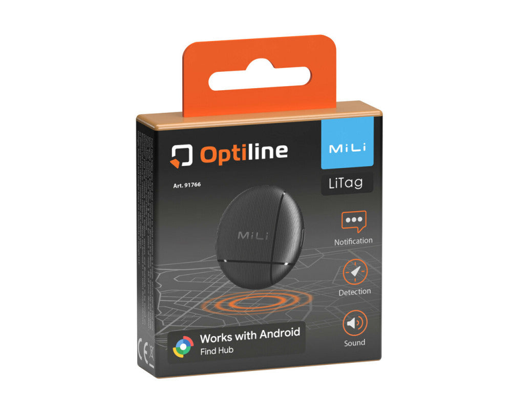 Optiline tag, object zoeker, werkt met de Find Hub-app van Google (Android), Tracker