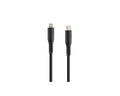 Optiline siliconen laad en synchronisatiekabel USB C -> Apple 8pin - 20cm met verstevigde hals