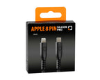 Optiline siliconen laad en synchronisatiekabel USB C -> Apple 8pin - 150cm met verstevigde hals