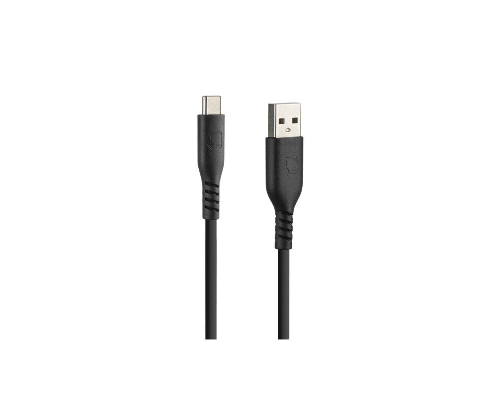 Optiline siliconen laad en synchronisatiekabel USB A -> USB C - 60cm met verstevigde hals