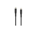 Optiline siliconen laad en synchronisatiekabel USB C -> USB C - 60cm met verstevigde hals