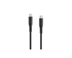 Optiline siliconen laad en synchronisatiekabel USB C -> USB C - 150cm met verstevigde hals