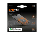 Optiline Opti Tracker Slim Card, werkt met Apple "find my", 54x85mm, draadloos oplaadbaar