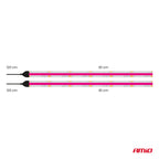 Flexibele LED COB-strips roze 2x30 cm 12V AMiO 04570 - AMiO 04570 - productafbeelding 9