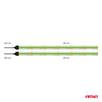 Flexibele LED COB-strips groen 2x30 cm 12V AMiO 04573 - AMiO 04573 - productafbeelding 9