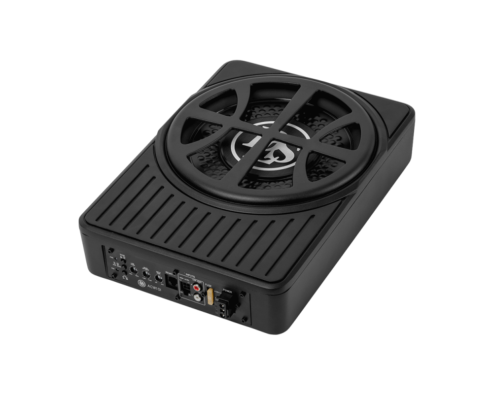 DLS 10" versterkte subwoofer ACW10i underseat