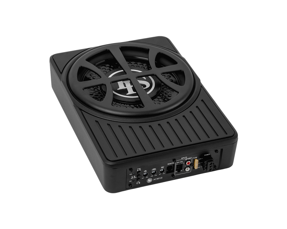 DLS 10" versterkte subwoofer ACW10i underseat