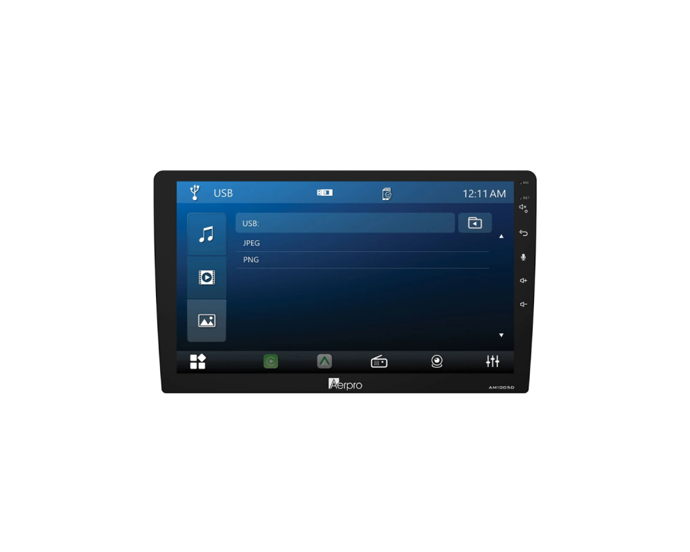 Aerpro AM1005D multimedia-autoradio – product- en montagebeeld 2