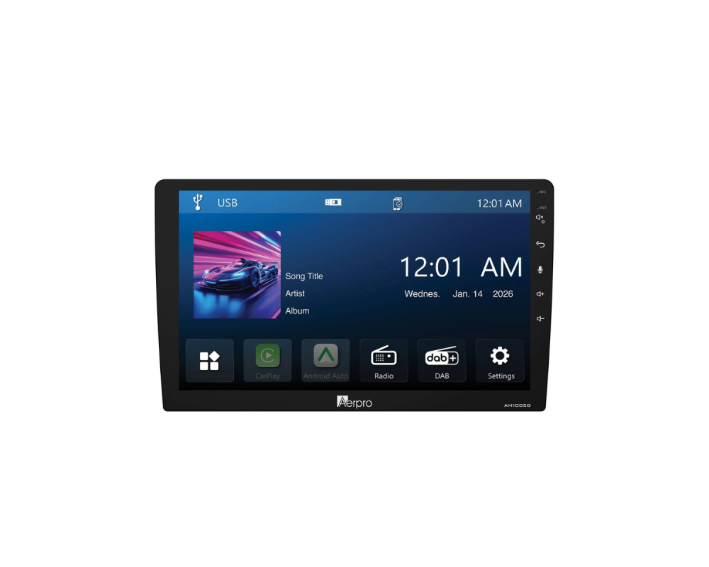 Aerpro AM1005D multimedia-autoradio – product- en montagebeeld 5