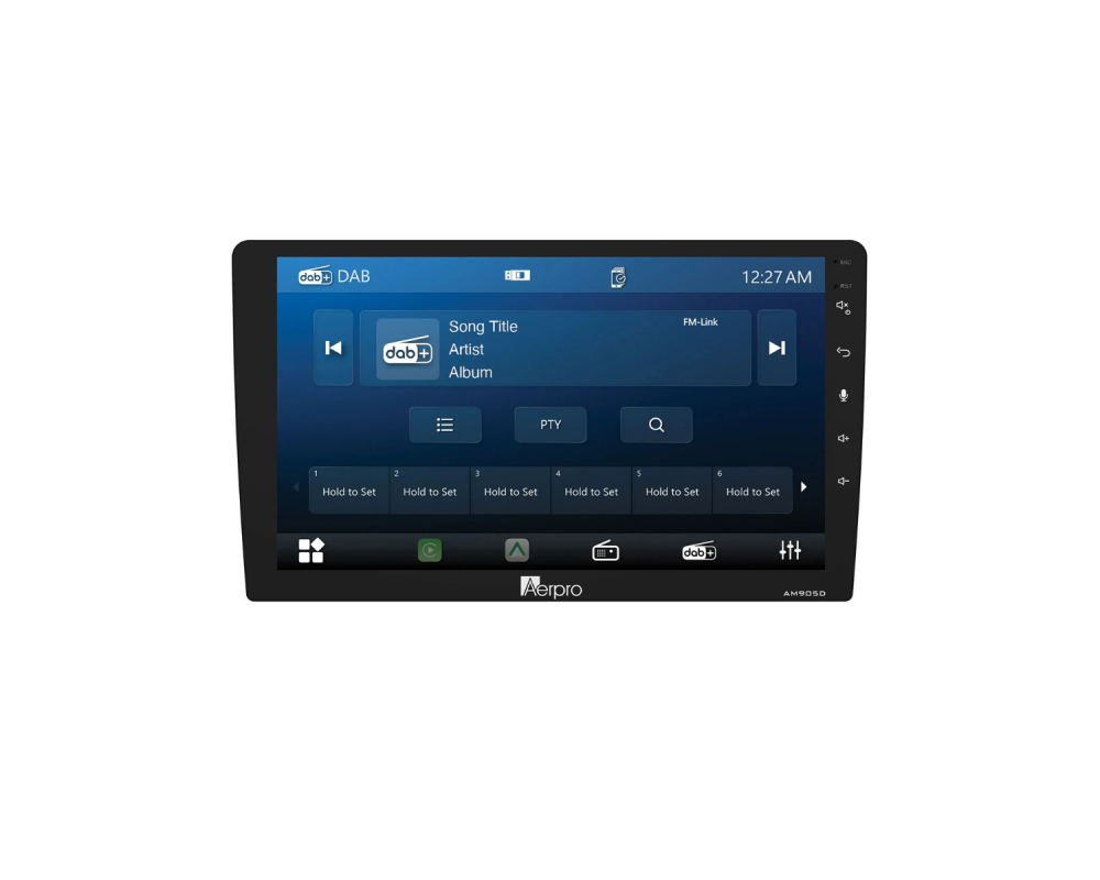 Aerpro AM905D multimedia-autoradio – product- en montagebeeld 2