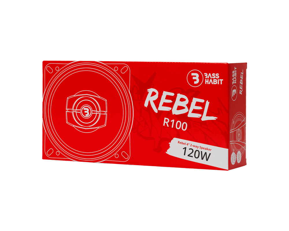 BASS HABIT REBEL 4" 2-way speaker