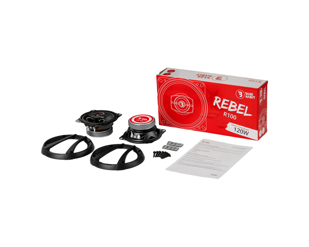 BASS HABIT REBEL 4" 2-way speaker