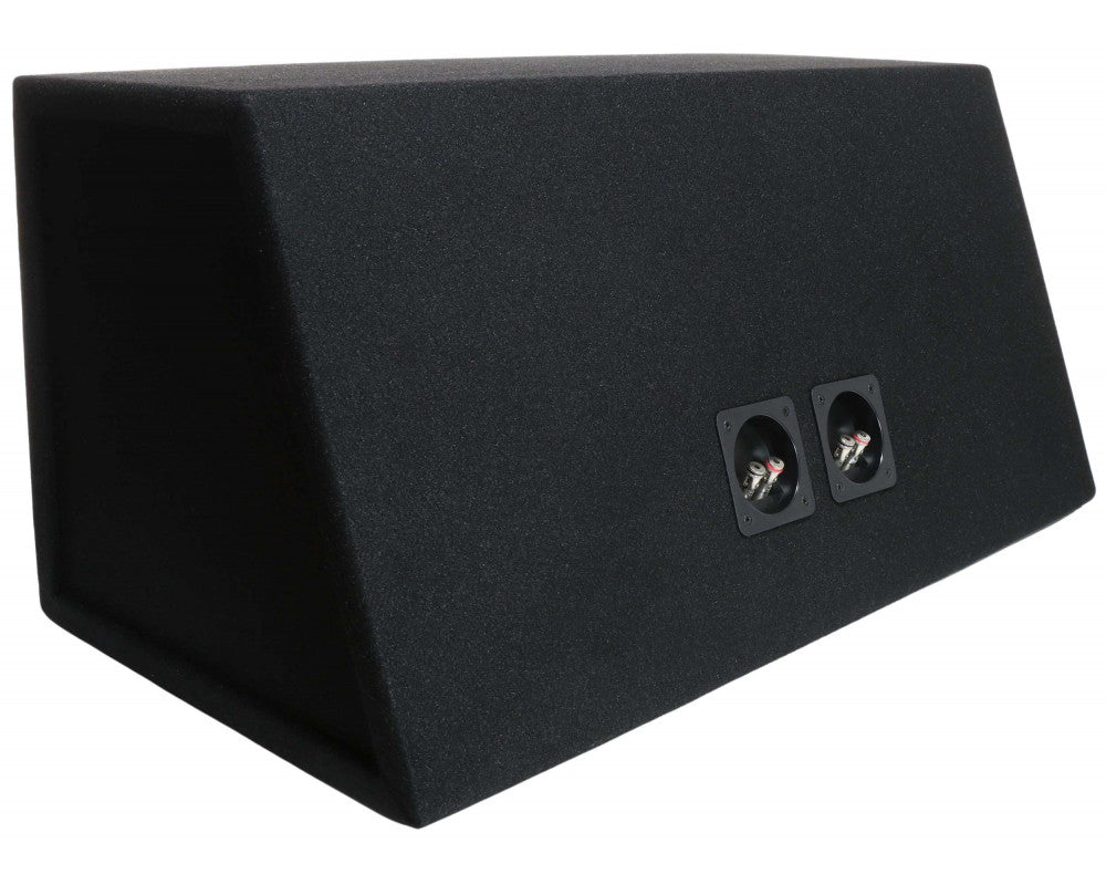 AUDIO SYSTEM Dubbel-lege-behuizing. Bassreflex-behuizing 2x30 Liter voor 2x25 cm Bass