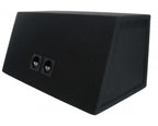 AUDIO SYSTEM Dubbel-lege-behuizing. Bassreflex-behuizing 2x30 Liter voor 2x25 cm Bass