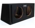 AUDIO SYSTEM Dubbel-lege-behuizing. Bassreflex-behuizing 2x30 Liter voor 2x25 cm Bass